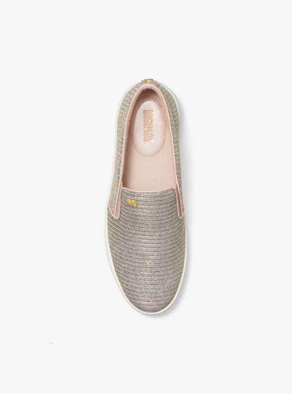 Damske Slip On Michael Kors Keaton Chain-Mesh Sneaker Viacfarebný - Topanky Michael Kors Nejlevnejsi | SJOPL-5709